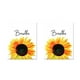 thumbnail image 1 of Yuarrent Planta de acuarela Girasoles Flores Impresiones decorativas Lona impermeable Núcleo Ornamento Coleccionables Corredor Decoración del hogar Respira Flor Yuarrent HA061613-01B, 1 of 6
