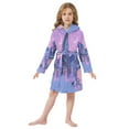 thumbnail image 6 of FORMRS Niños Bathrobe Unisex Hooded Robe Soft Plush Pajamas Sleepwear, Size 10-12T, Cat Walking in Street, 6 of 7