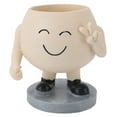 thumbnail image 2 of Succulent Flowerpot From Resin Material, Planters For Indoor Plants Versatile Usage, Cute Planter Fun and Adorable Design For House Garden Succulent, 2 of 8