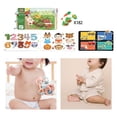 thumbnail image 2 of Libro educativo Libro de pasta Juguetes Montessori para niños de 1 a 3 años Niños niñas 30 páginas a medio terminar, 2 of 5