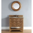 thumbnail image 2 of James Martin Malibu 36" Single Vanity Cabinet In Honey Alder - (Carrara White Stone Top), 2 of 3