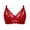 Red#V, variant on HAPIMO Everyday Bras for Women Bralette Ultra Light Lingerie Stretch Underwear Solid Lace Plus Size Camisole Gathered Wire Free Comfort Daily Brassiere Savings Purple XXL