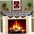 thumbnail image 4 of OULII  Fireplace Decorations Mini Curtain Lace Table Display for Party Planners 1Pack, 4 of 8
