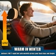 thumbnail image 3 of Lodintech Cooling and Heated Car Seat Cushion with Massage Cooling Car Seat Cover Heated Ventilated Seat Pad 12V Seat Warmer Cooler Fits Winter Summer Black 1PCS, 3 of 7
