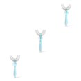 thumbnail image 1 of Matsuzay Cepillo de de silicona en forma de U para niños, mango de 360 ​​grados para niños pequeños, suministros de limpieza de mano para Type1 NO1 Matsuzay CBP077439, 1 of 6