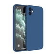 thumbnail image 1 of PANDACO Étui Coquille Souple Mat Bleu Marine pour iPhone 12 Mini, 1 of 3