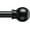 matte black, variant on FLY HAWK White Curtain Rod Kit - 5/8" Adjustable Curtain Rods for Window 30" to 93", Including Two Brackets