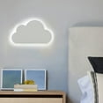thumbnail image 4 of Tnobhg Modern Cloud Wall Lamp Soft Warm/White Light Eye Protection Living Room Nursery Boys Girls Kids Bedroom Bedside Plug-in Night Lamp, 4 of 7