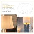 thumbnail image 2 of Miangastore 2pcs Lampshade Frame 30cm Metal Ring Support Circular Vintage Lamp Shade Frame, 2 of 9