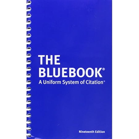 Pre-Owned Bluebook a Uniform System of Citation (Spiral-bound) 0615361161 9780615361161