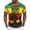 Multicolor, variant on Tops for Men Plus Size Short Sleeved Round Neck Printed Running Fitness Sports Shirt Multicolor XXXXL