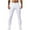 White, variant on Taqqpue Mens Jeans Pants Skinny Slim Fit Comfy Fashion Denim Stretch Fit White Biker Denim for Streetwear and Casual Style