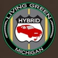 thumbnail image 3 of CafePress - Living Green Hybrid Michigan Dark T Shirt - Men's Classic Graphic Cotton T-Shirt, 3 of 4