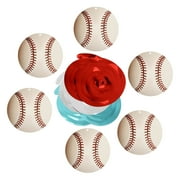 HEMOTON Baseball Hanging Swirls Decorations Made of Paper for Party Theme Assorted Color