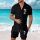 thumbnail image 1 of WILLBEST Pantalones Cortos para Hombre Los Pantalones Cortos de Bolsillo Sueltos de Verano para Hombre Son Pantalones Cortos de Mezclilla Relajados, Cómodos y Transpirables., 1 of 3