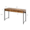 thumbnail image 3 of Costway 2-Drawer Computer Desk Study Table Writing Workstation Home Office Antique, 3 of 10