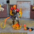 thumbnail image 4 of Marvel Legends Cosmic Ghost Rider 6” Action Figure Fire Whip Without Motorbike From Vehicle Set Riders Series Toys, 4 of 7