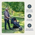 thumbnail image 5 of Foundations Gaggle Roadster Duo Side-by-Side Double Lightweight Stroller, Reclining Seats with UV Canopy, Black, 5 of 8