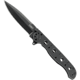thumbnail image 5 of CRKT Folding Knife with Frame Lock and Carson Flipper Opening: Stainless Steel Plain Edge Blade, Stainless Steel Handle, Reversible Pocket Clip, M16-01KSC, 5 of 8