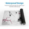 thumbnail image 4 of Japanese Cherry Blossom Gaming Mouse Pad 31.5 X 11.8 Inch Japanese Pagoda Sakura White Anime Large Mousepad Non-Slip Rubber Base Stitched Edges Keyboard Mouse Mat Desk Pad for Office Home Game, 4 of 6