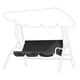 thumbnail image 1 of Cubierta negra para asiento de silla columpio de Patio, cubierta de repuesto a prueba de polvo para columpio de asiento al aire libre, 1 of 4