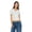 White, variant on Forever 21 Women’s Collared Button Down Top with Ruffle Hem, Cinched Fit, White, XS