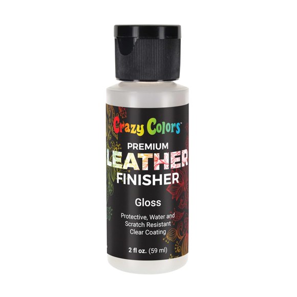 Acabado para pintura de cuero Crazy Colors Premium Brillo 59 ml