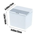 WNEXOPE Automatic Trash Can, Wall Mount Touchless Motion Sensor Small
