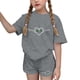 thumbnail image 2 of Conjuntos de blusas y camisas de cuello redondo y manga corta para niños Conjunto de dos piezas de blusas de cuello redondo y manga corta con estampado del Día de San Patricio para niños Niños poliést, 2 of 6