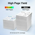 thumbnail image 4 of 67xl Ink Cartridge  for Printers for 67 Ink Compatible for printer 67  for DeskJet 2700e 2700 2755e 2755 4155e 4255e for Envy 6000 6055e 6400, 4 of 7