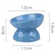 thumbnail image 2 of Cuencos elevados de cerámica para gatos, cuenco inclinado para comida para gatos, platos de alimentación para mascotas de porcelana, protege la columna vertebral de las mascotas, 2 of 5