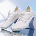 thumbnail image 4 of Men's Five-Finger Beach Shoes, Quick-Dry Barefoot Water Shoes for Hiking, Swimming, Diving, Wading, Fitness Training, and Outdoor Trekking, White Large Size, 4 of 9