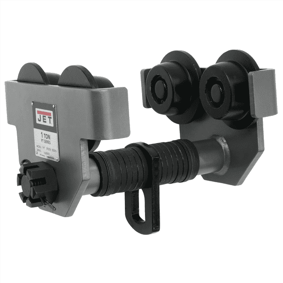 Jet Tools 1-PT 1-TON PLAIN TROLLEY, FITS 3" - 8" WIDE BE