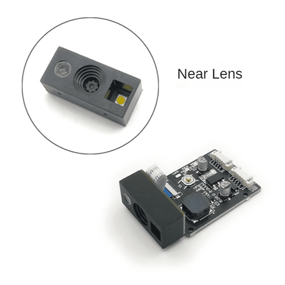 2X GM865 1D 2D Barcode Scanner USB TTL Bar Code Reader QR Code Module CMOS with Cable for Bus Supermarket ,Distant Lens