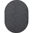 thumbnail image 2 of Furnish My Place Modern Indoor/Outdoor Commercial Dark Gray Rug, Modern Area Rug, Baby Nursery Mat, Pet-Friendly Carpet for Living Room, Playroom, Made in USA, 1.5' x 2.25' Oval - Set of 3, 2 of 5
