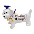 thumbnail image 1 of Autógrafo de Graduación Perro Relleno con Pluma, “¡Felicidades Grad!” (Azul) 12" YMCtoys YMCtoys, 1 of 2