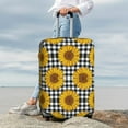 thumbnail image 7 of Fuzoiu Sunflowers Print Suitcase Cover,Washable Luggage Covers for Suitcase,Elastic Luggage Protector Cover,Scratch Resistant Travel Suitcase Covers-Medium, 7 of 7