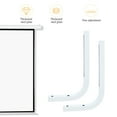 thumbnail image 2 of 2pcs Universal Projector Screen L-Bracket Wall Hanging Mount with Hook, 2 of 9