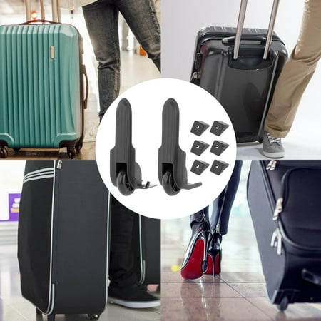 Luggage Wheel Suitcase Weels Repair Universal Suitcase Wheels Caster Wheels Rotating Flexible Swivel Wheel Replacement
