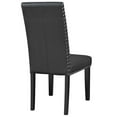 thumbnail image 5 of Pemberly Row 19.5" Faux Leather Dining Side Chair in Black (Set of 2), 5 of 5