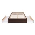 thumbnail image 3 of Base de grand lit plateforme avec deux tiroirs, 3 of 6