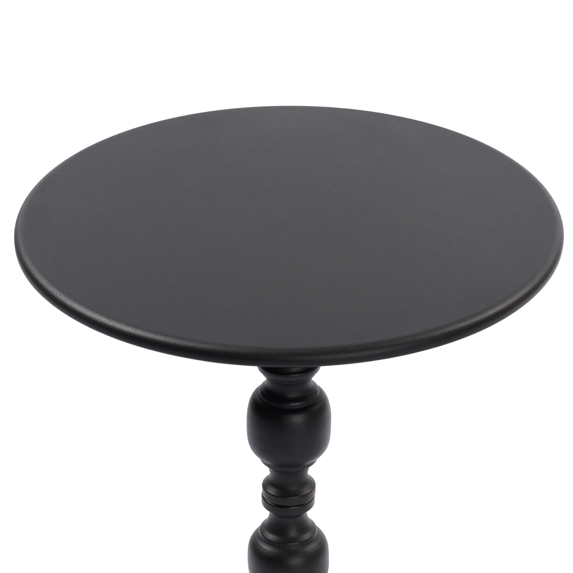 Vintage Metal Coffee Table End Table, Round Side Table for Sofa Bedside Nightstand, Accent Table Decorative Small Space Living Room Bedroom