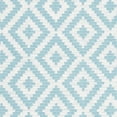 thumbnail image 6 of SAFAVIEH Montauk Tryik Geometric Diamonds Cotton Runner Rug, Light Blue/Ivory, 2'3" x 7', 6 of 6