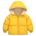 thumbnail image 2 of Toddler Boys Coats & Jackets Winter Solid Color Thick Hooded Long Sleeve Warm Tops Coat Sportwear,Solid Winter Coat 4-5 Years, 2 of 9