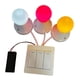 thumbnail image 3 of Tablero sensorial con interruptor de luz, accesorio para tablero de actividades, juguetes educativos de aprendizaje temprano para niños pequeños en Blanco amarillo rosa, 3 of 7