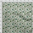thumbnail image 4 of oneOone Cotton Poplin Green Fabric Florals Fabric For Sewing Printed Craft Fabric By The Yard 42 Inch Wide, 4 of 5