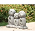thumbnail image 2 of Hi-Line Gifts 17.5" Lucky Japanese Jizo Family Praying Outdoor Garden Statue, 2 of 4