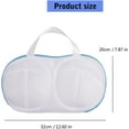 thumbnail image 5 of Bra Washing Bags for Laundry, Lingerie Bags for Washing Delicates, Bra Laundry Bag for Wash Machine, with Zippers and Handles, Fit Most Bras Sizes (1pcs-Blue), 5 of 5