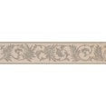 thumbnail image 2 of Papier Peint Floral Vert Beige Bord Retro Design, Rouleau 15' x 5'', 2 of 3