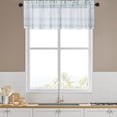 thumbnail image 7 of HA-EMORE Buffalo Plaid Tier Curtains Gingham Pattern Rod Pocket Short Window Curtains for Kitchen Cafe Curtains Half Window Bathroom Window Curtains, 7 of 7